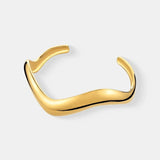 Wavy Slim Adjustable Bangle