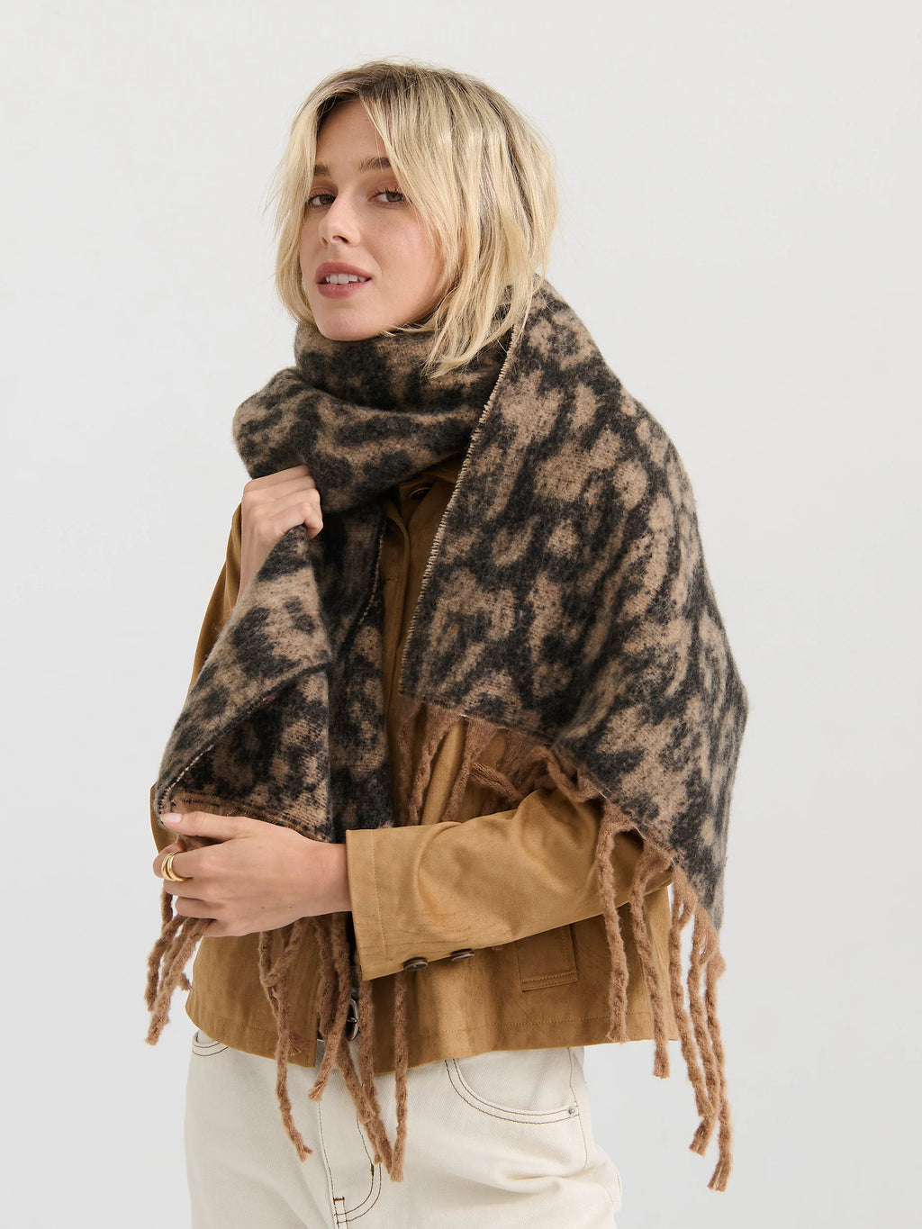 ANYA SCARF - Leopard