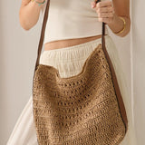 Velra Straw Shoulder Bag