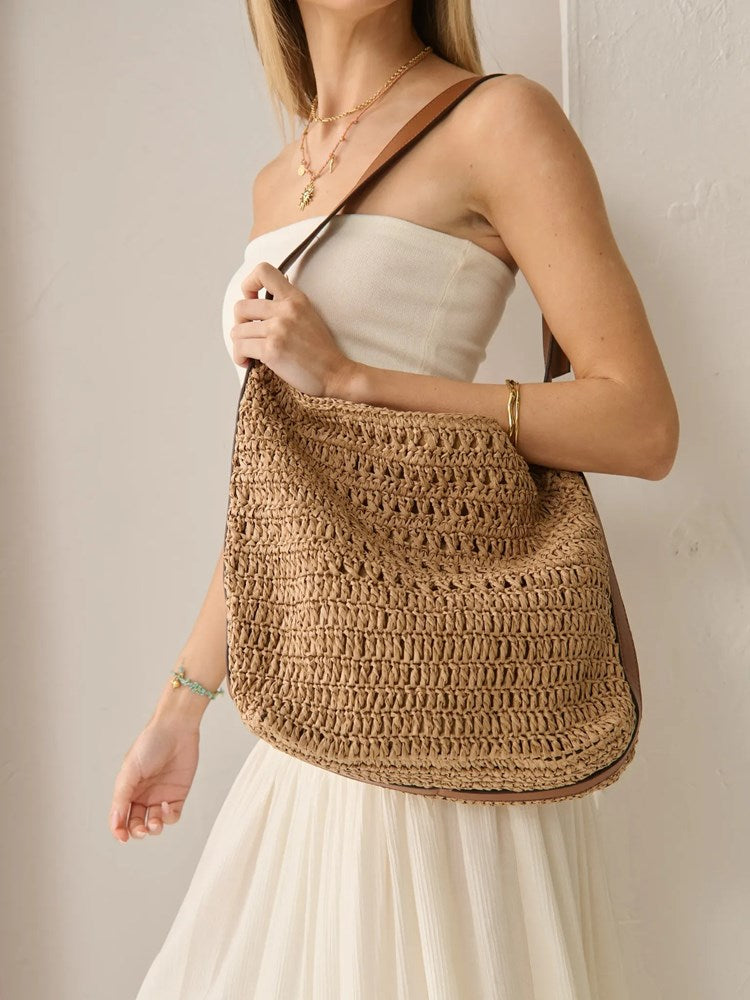 Velra Straw Shoulder Bag