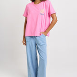 Betty Basics Ellia Print Tee in Italian Orange Print - view 2