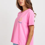 Betty Basics Ellia Print Tee in Italian Orange Print - view 3