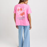 Ellia Print Tee - Italian Orange Print