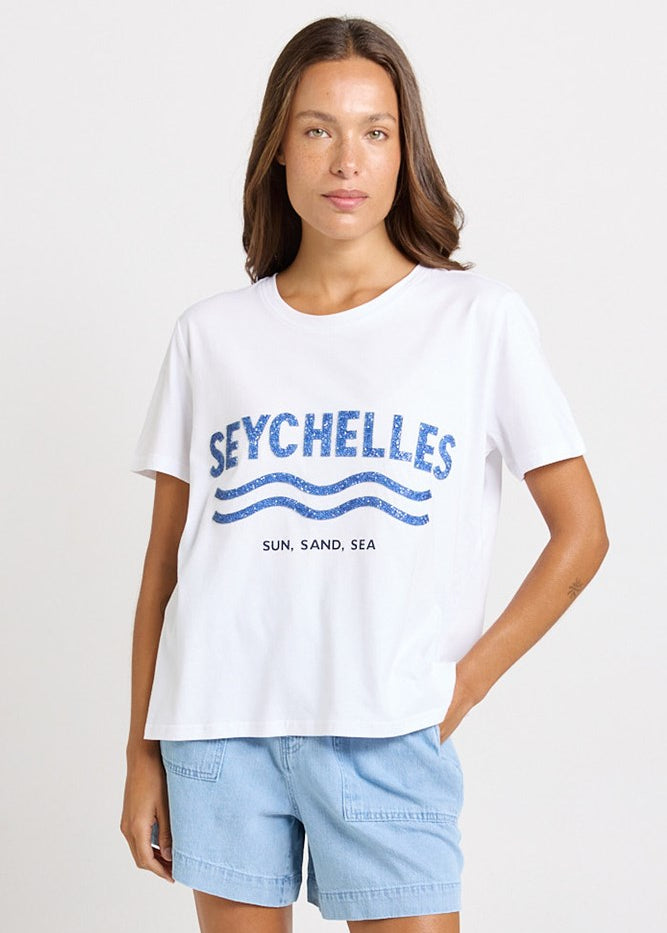 Betty Basics Ellia Print Tee in Seychelles Print