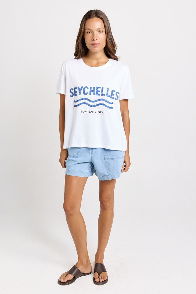 Betty Basics Ellia Print Tee in Seychelles Print - view 2
