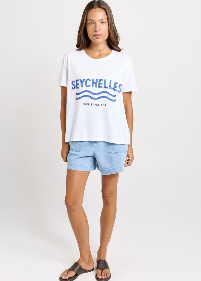 Betty Basics Ellia Print Tee in Seychelles Print - view 2