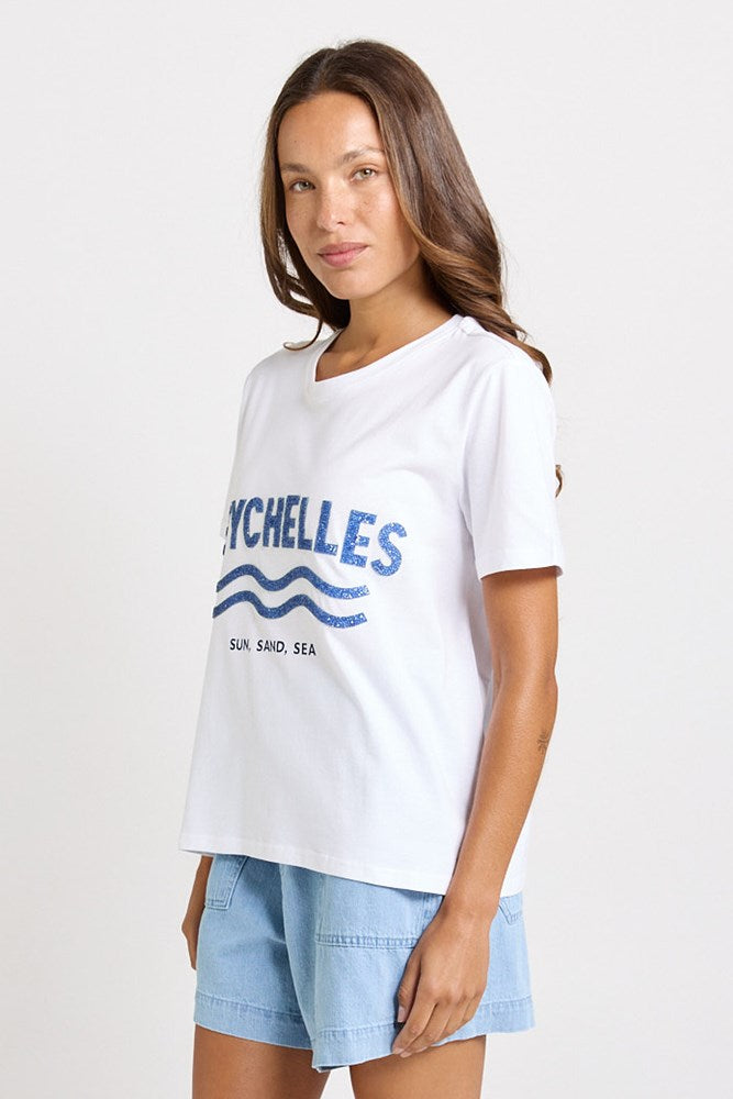 Betty Basics Ellia Print Tee in Seychelles Print - view 3