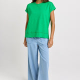 Betty Basics Shirley Short Sleeve Tee in Green - view 2