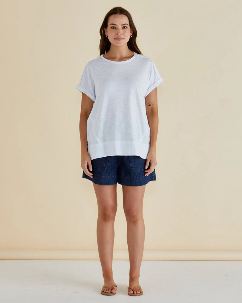SHIRLEY SHORT SLEEVE TEE - White