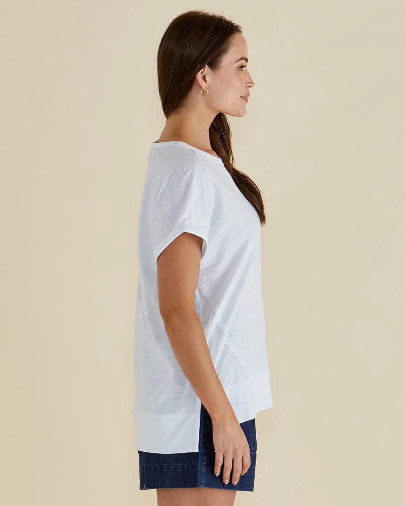SHIRLEY SHORT SLEEVE TEE - White