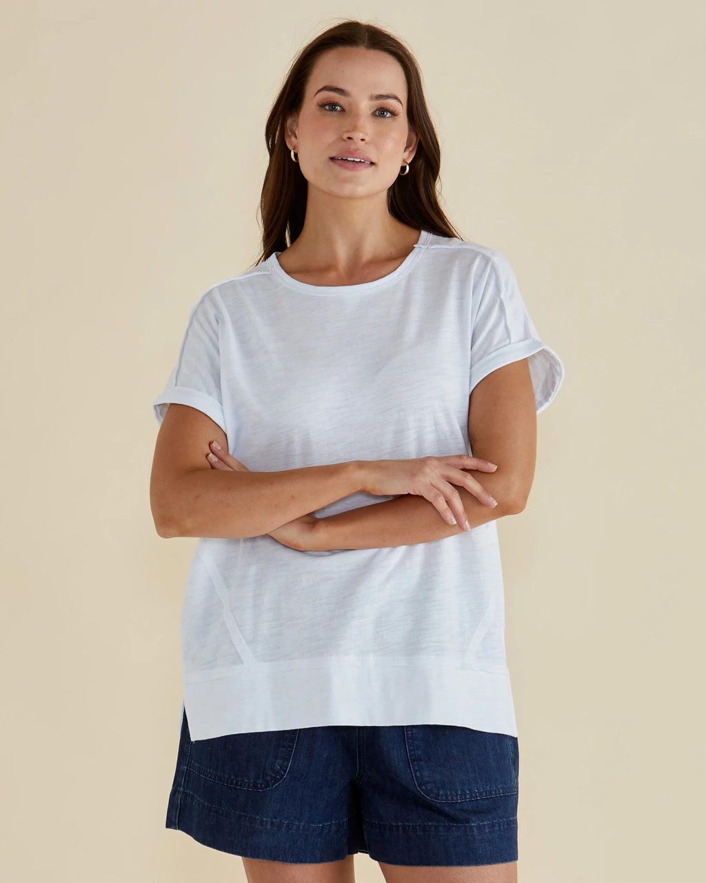 SHIRLEY SHORT SLEEVE TEE - White