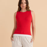 Thea Tank Top - Red