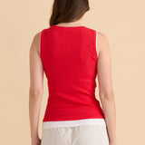 Thea Tank Top - Red