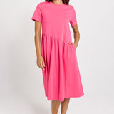 Betty Basics Ava Asymmetrical Dress in Pink - view 2
