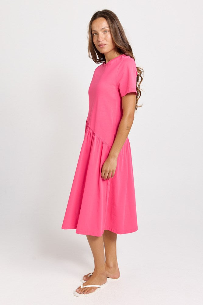 Betty Basics Ava Asymmetrical Dress in Pink - view 3