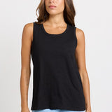 Betty Basics Rory Slub Tank in Black