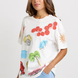Betty Basics Weekend Tee in Harvest Print - view 3