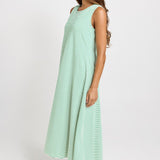 Betty Basics Sabrina Maxi Dress in Green Stripe - view 3