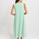 Sabrina Maxi Dress - Green Stripe