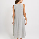 Sabrina Maxi Dress - Navy Stripe