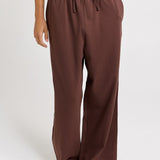 Betty Basics Nikki Relax Cotton Jogger in Chocolate