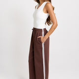 Betty Basics Nikki Relax Cotton Jogger in Chocolate - view 2