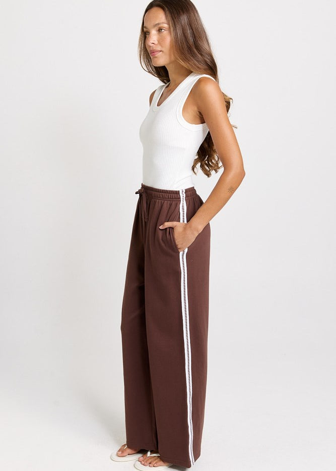Betty Basics Nikki Relax Cotton Jogger in Chocolate - view 2