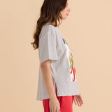 Relax Boxy Tee - Chilli Print
