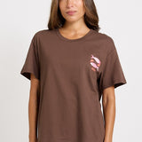 Betty Basics Relax Boxy Tee in Pescado Print