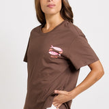 Betty Basics Relax Boxy Tee in Pescado Print - view 3