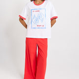 Betty Basics Relax Boxy Tee in St Lucia Print - view 2