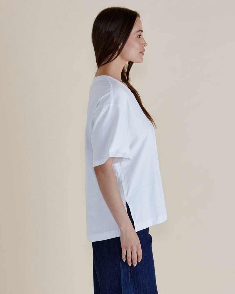 Relax Boxy Tee - White