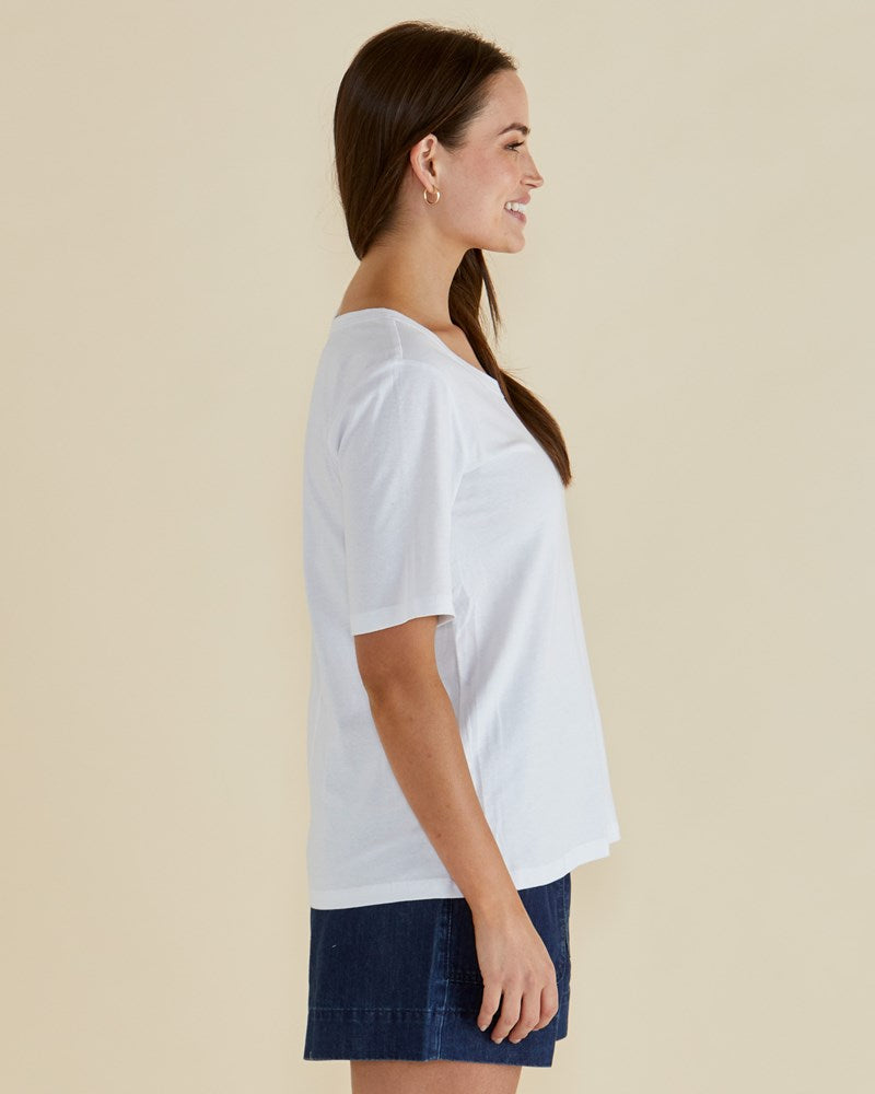 Riley Tee - White