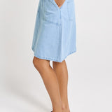 Betty Basics Aida Denim Skirt in Medium Wash - view 3