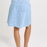 Aida Denim Skirt - Medium Wash