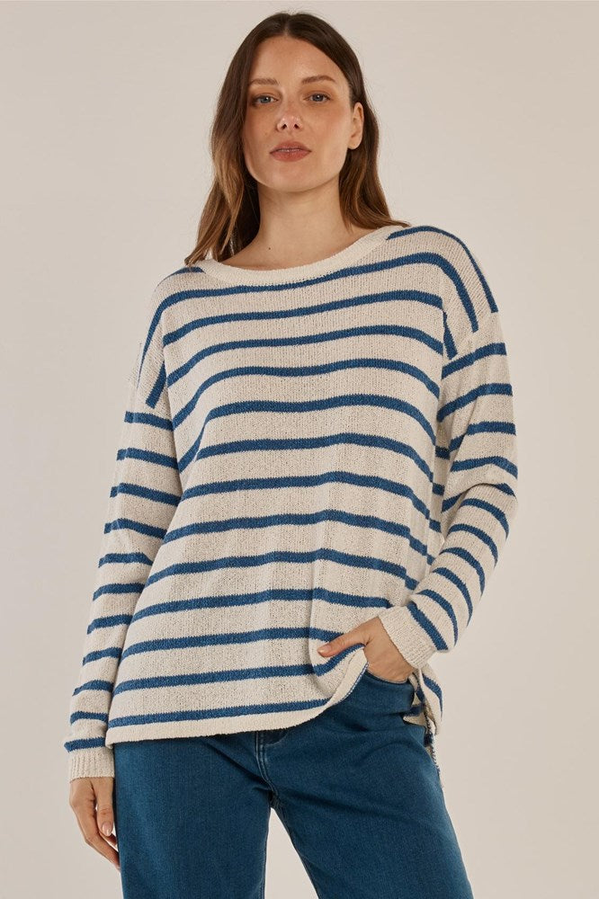 Bradford Knit Top - Nautical Stripe