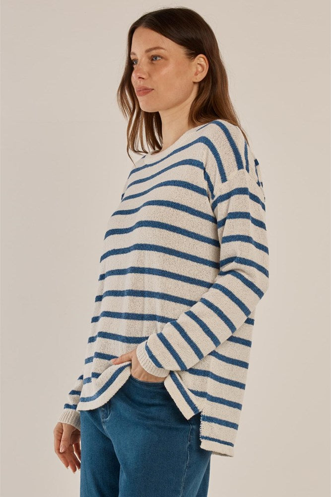 Bradford Knit Top - Nautical Stripe