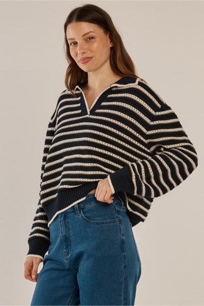 Aberdeen Polo Knit Sweater