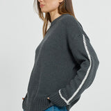 Contrast Stitch Sweater