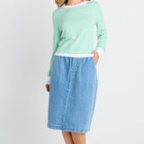 Scallop Knit Sweater