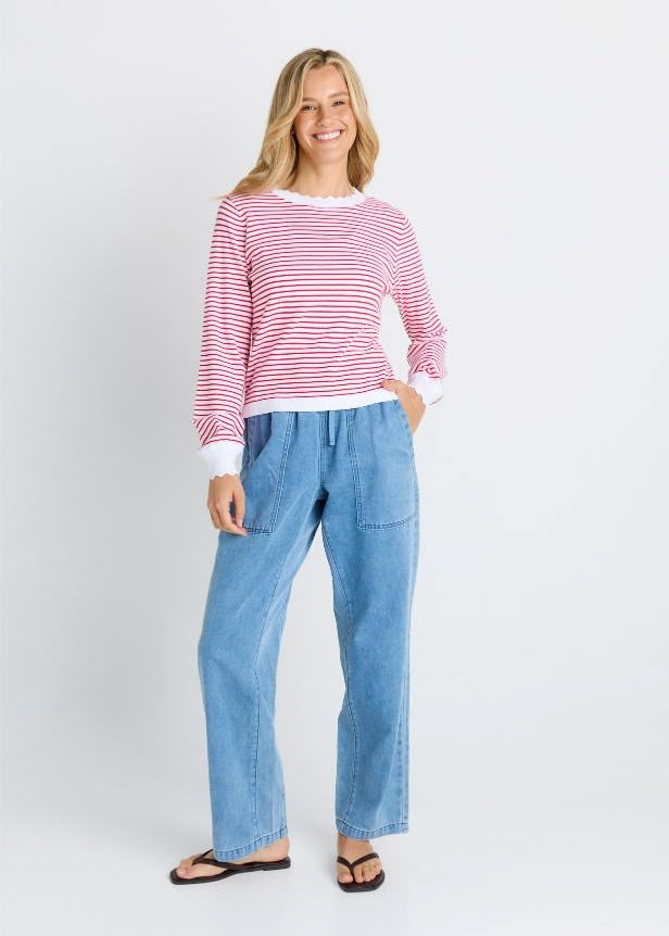 Scallop Knit Sweater