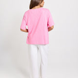 Aries V-Neck Top - Pink