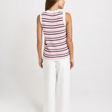 Roni Tank - Chocolate/Pink Combo