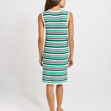 Mandy Tank Dress - Blue/Green Combo