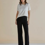 HOUSTON BAMBOO RELAXED PANT - Black