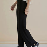 HOUSTON BAMBOO RELAXED PANT - Black