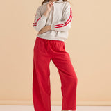 Rocco Quarter Zip Sweatshirt - Grey Marle