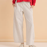 Barrel Leg Sweatpant - Grey