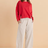 Iris Sweatshirt - Red