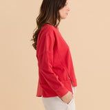 Iris Sweatshirt - Red